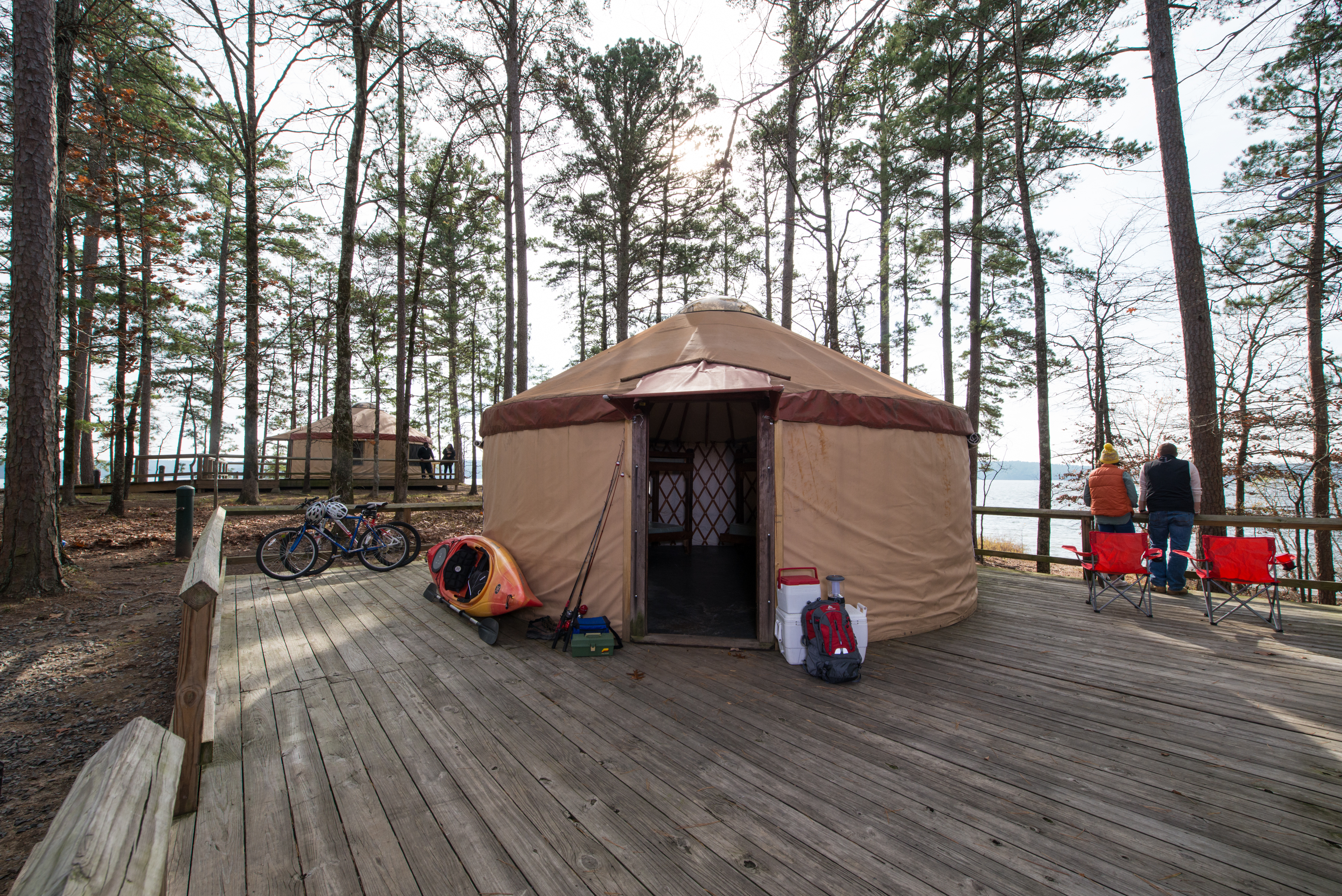 Lake clearance degray yurts